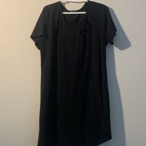 Curvy sense cut out dress